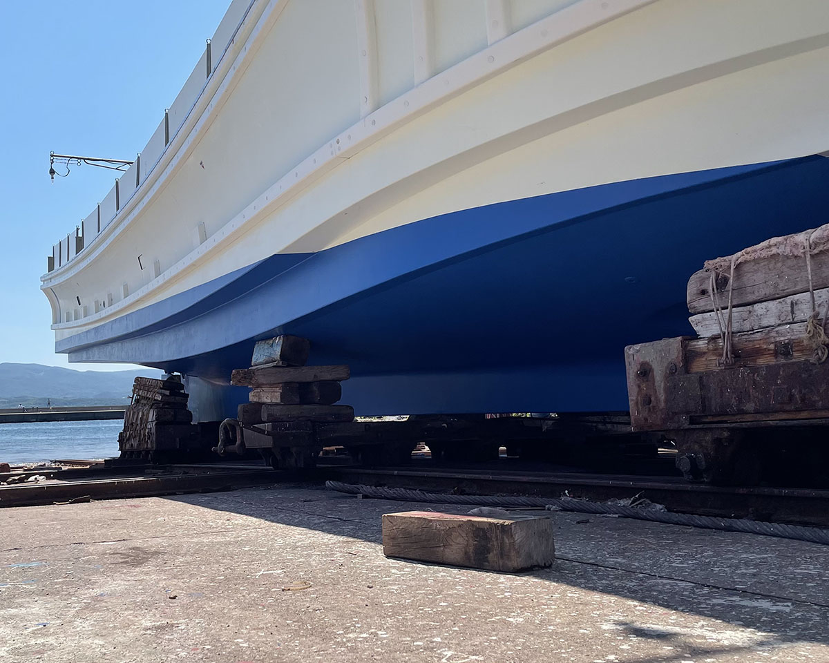 小樽市 某船底塗装 写真01